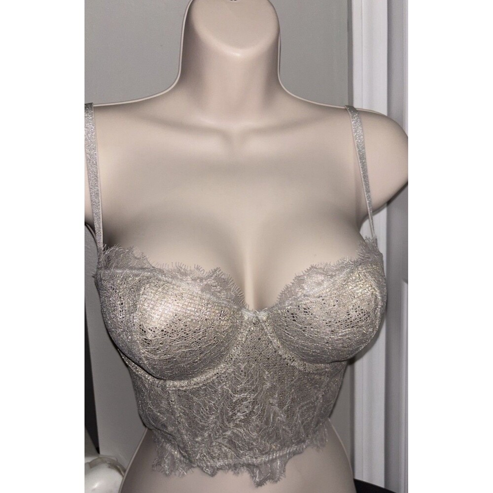 Victoria’s Secret Dream Angels Lined Strapless Longline Bra 32D